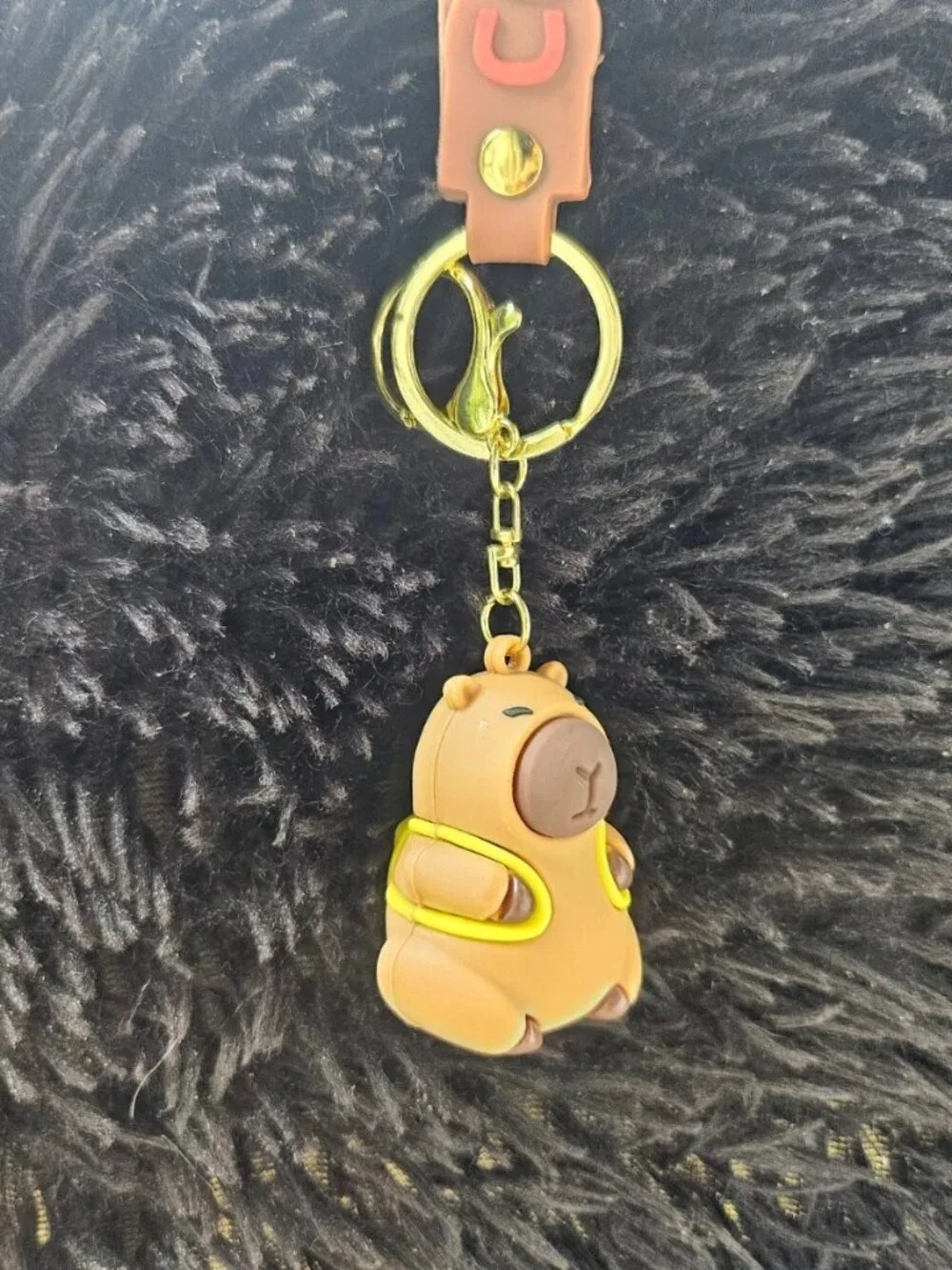 Capybara Key Chain Bag Charm Hanging Bag Keys Holder key Ring Keychain Unbrand